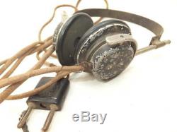 WW2 Imperial Japanese Army headphone Very Rare! Military Antique Free/Ship