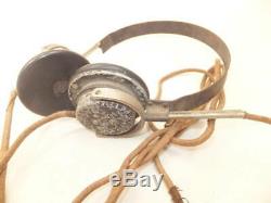 WW2 Imperial Japanese Army headphone Very Rare! Military Antique Free/Ship