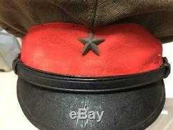 WW2 Imperial Japanese Army officers cap real military Free/Ship
