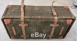 WW2 Imperial Japanese Army storage trunk bag Military Antique Free/Ship