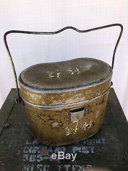 WW2 Imperial Japanese Canteen & Mess Kit- named