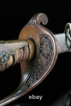 WW2 Imperial Japanese Command sword Gunto Sabel Fitting Handle Scabbard Original