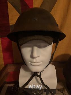 WW2 Imperial Japanese Helmet And Field Cap Original