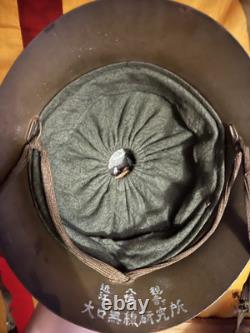 WW2 Imperial Japanese Helmet And Field Cap Original