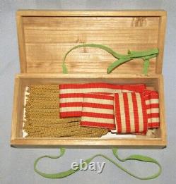 WW2 Imperial Japanese Higher Rank Officer's Dress Sash With Case