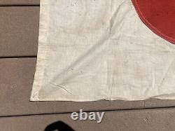 WW2 Imperial Japanese Meatball Battle Flag CB Seabee