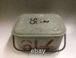 WW2 Imperial Japanese Navy Aluminum Tableware Rice Can (Personal Equipment) F/S