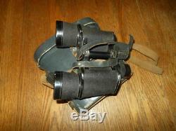 WW2 Imperial Japanese Navy Army 7x50 Binoculars with Case & Straps V. NICE