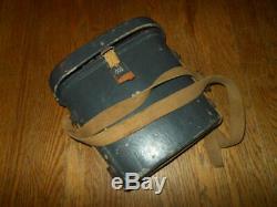 WW2 Imperial Japanese Navy Army 7x50 Binoculars with Case & Straps V. NICE