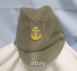 WW2 Imperial Japanese Navy Cap Hat 1945 Military Uniform Type 3 Enlisted IJN