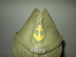WW2 Imperial Japanese Navy EM / NCO Summer Field Side Cap #2 EXCELLENT