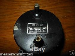 WW2 Imperial Japanese Navy Fighter Fuel Gauge J1N1 Gekko Irving RARE