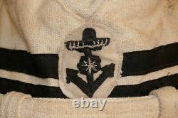 WW2 Imperial Japanese Navy IJN Chief Petty Officer Summer Service Cap Hat Orig