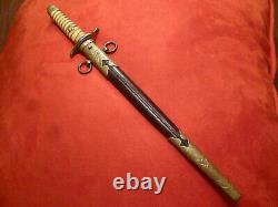 WW2 Imperial Japanese Navy, IJN, Officers m1883 Dagger Dirk, Wartime Production