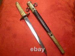 WW2 Imperial Japanese Navy, IJN, Officers m1883 Dagger Dirk, Wartime Production