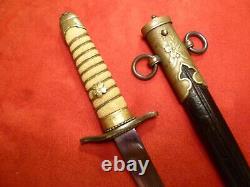 WW2 Imperial Japanese Navy, IJN, Officers m1883 Dagger Dirk, Wartime Production