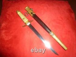 WW2 Imperial Japanese Navy, IJN, Officers m1883 Dagger Dirk, Wartime Production