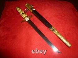 WW2 Imperial Japanese Navy, IJN, Officers m1883 Dagger Dirk, Wartime Production