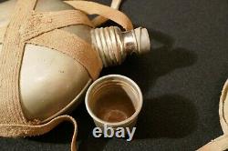 WW2 Imperial Japanese Navy Landing Forces Officers Canteen, Cup, & Strap Rare