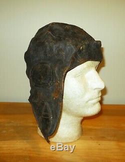 WW2 Imperial Japanese Navy Leather Flight Helmet Summer Version A6M Zero