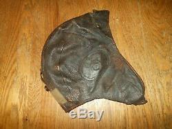 WW2 Imperial Japanese Navy Leather Flight Helmet Summer Version A6M Zero