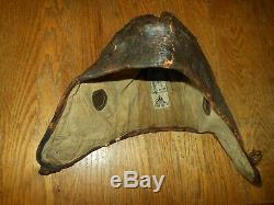 WW2 Imperial Japanese Navy Leather Flight Helmet Summer Version A6M Zero