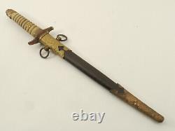 WW2 Imperial Japanese Navy Officer's Dagger / Dirk Naval Sword and Sword Belt