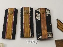 WW2 Imperial Japanese Navy Shoulder Straps, Collar Patches Set