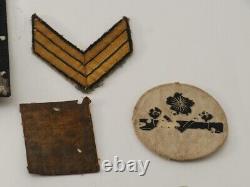 WW2 Imperial Japanese Navy Shoulder Straps, Collar Patches Set