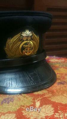 WW2 Imperial Japanese Navy officers cap real military Free/Ship