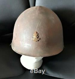 WW2 JAPANESE Imperial Navy paratroopers Helmet Anchor is a reproduction