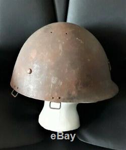 WW2 JAPANESE Imperial Navy paratroopers Helmet Anchor is a reproduction