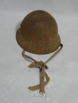 WW2 Japanese Army Iron Helmet Original Imperial Military Navy Antique #62
