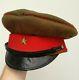Ww2 Japanese Army Officers Visor Cap Hat Named Mr Isogai Late War Imperial Japan