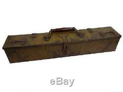 WW2 Japanese Imperial Army Heavy Machine Gun Case Metal Free Ship from Japan M19