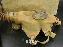 WW2 Japanese Imperial Army Solders and civilian Original Gas Mask Boxed Vintage