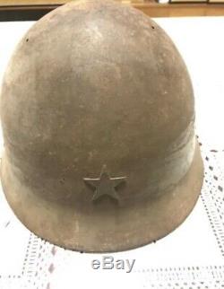 WW2 Japanese Imperial Army Vintage Military Helmet Type 90 Free Shipping JPN