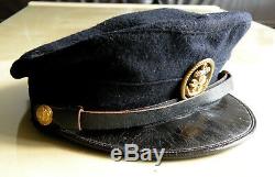 WW2 Japanese Imperial Navy Petty Officer Visor Hat Named (Original) Named
