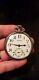 Ww2 Japanese Imperial? Rare Railway Pocket Watch? Collectible Original