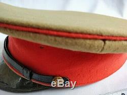 WW2 Japanese Military Imperial Soldier's Hat Cap Battle Army Uniform Boxed-c0114