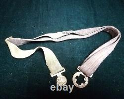 WW2 Japanese Military Imperial Soldier's buckle cloth Belt WWII