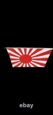 WW2 Japanese Rising Sun Flag 80x54 Imperial Navy Cotton Original Extremely Large