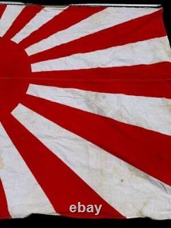 WW2 Japanese Rising Sun Flag 80x54 Imperial Navy Cotton Original Extremely Large