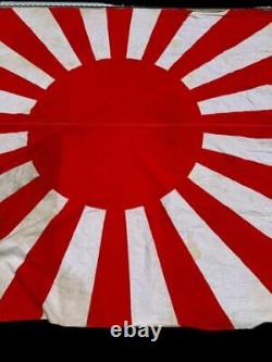 WW2 Japanese Rising Sun Flag 80x54 Imperial Navy Cotton Original Extremely Large