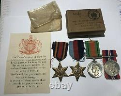 WW2 Medal Group Killed in Action Japanese Officer Captain Royal Armoured Corps