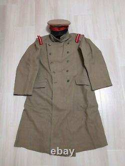 WW2 Original IJA Imperial Japanese Army Uniform Greatcoat Type 45 Taisho Showa