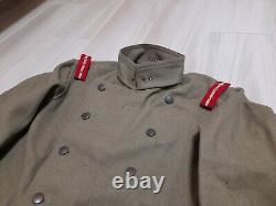 WW2 Original IJA Imperial Japanese Army Uniform Greatcoat Type 45 Taisho Showa