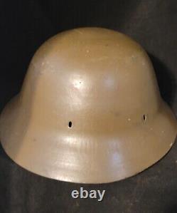 WW2 Original Imperial Japanese Army Type 90 Helmet with Liner & Chinstrap@ES