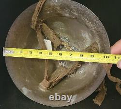 WW2 Original Imperial Japanese Army Type 90 Helmet with Liner & Chinstrap@ES