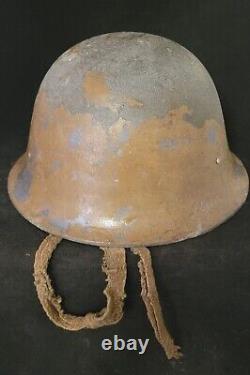 WW2 Original Imperial Japanese Army Type 90 Helmet with Liner & Chinstrap@ES